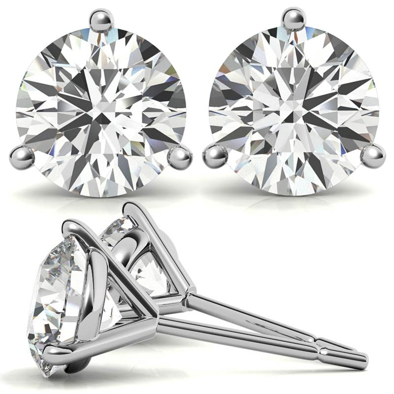 moissanite earrings near me