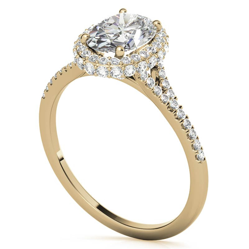 Cathedral Halo & Side Halo Oval Moissanite Eng Ring - eng073-ov ...