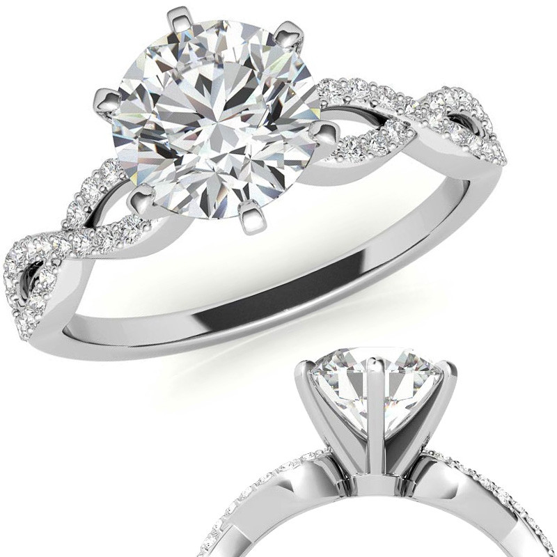 Diamond Eternity Infinity Ring | Wedding & Bridal Jewelry | Anye Designs
