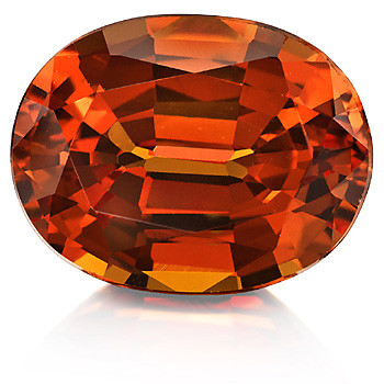 Padparadscha Sapphire - Cultured oval cut - IF to VVS clarity cheapest - 2.60 carats Loose Gemstone