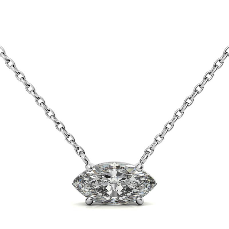 1.5CT 14kt Round Moissanite Necklace / Round Solitaire Necklace / Round  Diamond Necklace /layering Diamond Necklace /dainty Diamond Necklace - Etsy